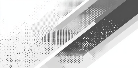 Poster - an abstract white background with a continuous hexagon motif