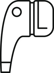 Poster - icon of a hearing aid, improving listening experience for individuals with hearing impairment
