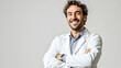 © 3AI studio - Smiling medical professional clinic portrait half body bright environment optimistic concept