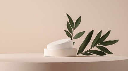 Poster - Elegant branding mockup with sleek design studio setting product display minimalist environment creative concept