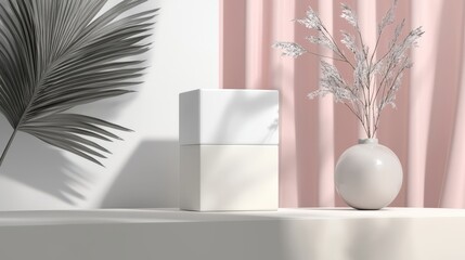 Aufkleber - Artistic product showcase minimalist mockup for high-quality modern interiors and marketing impact