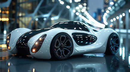 Poster - A high-tech car.