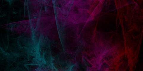 Wall Mural - purple and red steam explosion special effect. red and purple powder smoke explosion realistic fog a