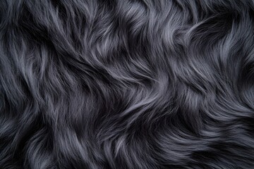 Wall Mural - closeup of lush and intricately textured cat fur in natural light