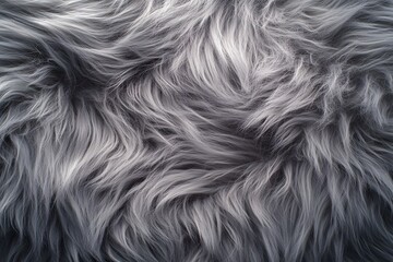 Wall Mural - intricate sheep fur closeup with lifelike texture and soft background