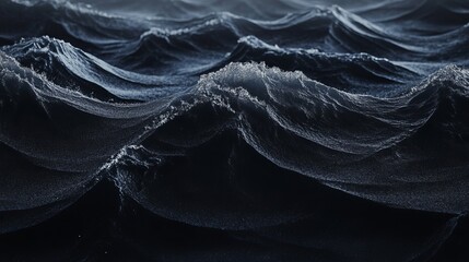 Wall Mural - an abstract wave background complemented by a hint of soft black sand, creating a premium design ide