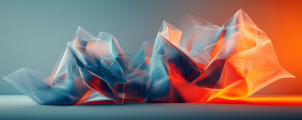 Poster - Abstract shapes in vibrant colors create a dynamic visual impact, ideal for modern art and design applications.