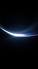 Poster - abstract curves in dark tones create a soothing, modern background design for digital use or artisti