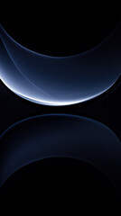 Poster - abstract curves in dark tones create a soothing, modern background design for digital use or artisti