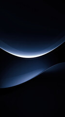 Poster - abstract curves in dark tones create a soothing, modern background design for digital use or artisti