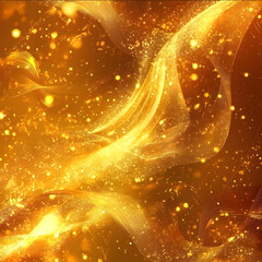 Vector amber background style flying light spots