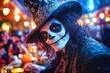 © petro - Celebration of life and death at a vibrant street festival in a colorful historic district