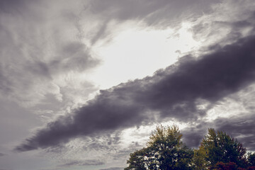 time-lapse of clouds in the sky