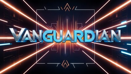 Poster - Futuristic 3D text 