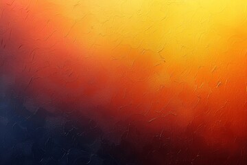 Poster - Autumn Fiery Orange Yellow Abstract Background with Grainy Texture