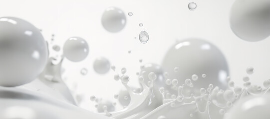 liquid bubble circle background, water, splash 7