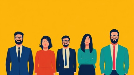 Poster - A diverse group of professionals working together as a team in an inclusive and empowering workplace  showcasing the positive impact of diversity  accessibility