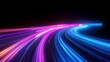 © Mariya - Abstract Neon Light Trails Curvy Background Dynamic Colorful Wallpaper