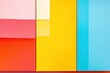 © paithoon - Vibrant color panels showcasing metallic finishes design studio art