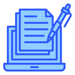 Poster - Blogging Icon