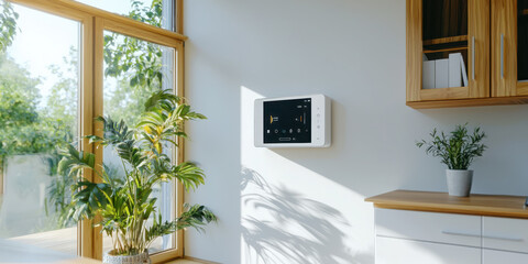 Poster - Designing cozy minimalist home automation with smart displays a modern approach to interior technology