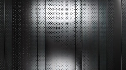 Poster - Abstract Gray Background with Perforated Steel Texture Design