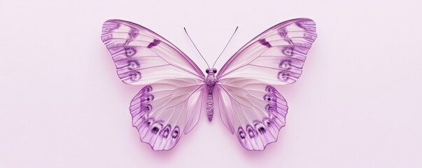 Poster - Intricate Butterfly with Beautifully Designed Wings