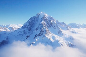 Wall Mural - winter mountain landscape