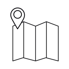 Sticker - map gps location pin icon