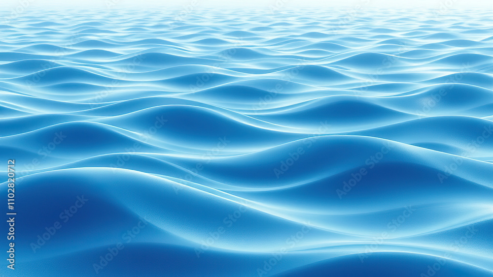 Soft gradient wave background with gentle blue hues , abstract wave ...