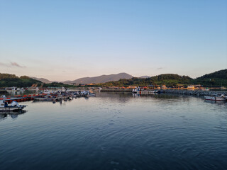 Wall Mural - 
fishing village scenery