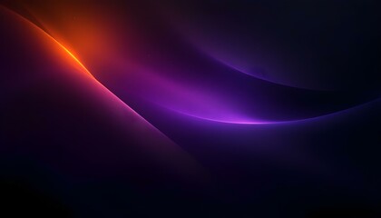 Aufkleber - Abstract grainy gradient background purple pink orange black glowing color wave dark backdrop noise texture banner poster header design. Banner poster header design with gritty gradient background