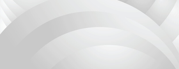 Poster - Abstract Futuristic White Architecture Background. Abstract white and light gray wave modern soft luxury texture.