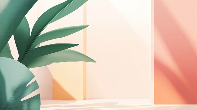 A clean flat design showcasing simplicity and modernity with minimalistic shapes, soft hues, and a straightforward aesthetic for a sleek look.