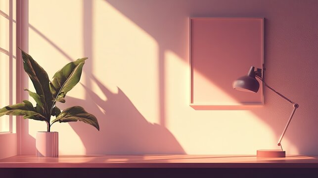 A clean flat design showcasing simplicity and modernity with minimalistic shapes, soft hues, and a straightforward aesthetic for a sleek look.