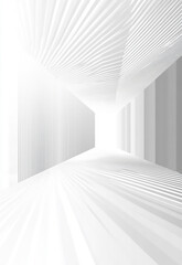 Wall Mural - Beige wall with shadows in empty room white wall background white Empty room with shadows of window.  Blurred white studio background.