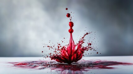 Poster - Dynamic ink splash event artistic studio high-resolution photography creative environment close-up visual impact