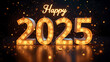 © ivanda - Happy 2025 New Year Celebration. Concept of new beginnings, hope, and future.