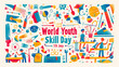 © Mishal - banner of world youth skill day