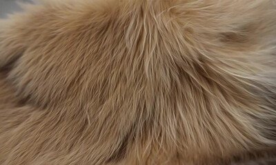 animal hair, fur texture, soft warm pleasant to the touch material. generative ai