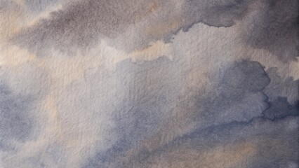 Poster - Watercolor art background on old paper with brushstrokes for cards, flyers, posters, cover designs, and invitations. Aged watercolor texture wallpaper. Beautiful watercolor background design.