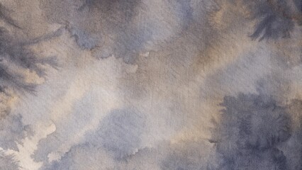 Poster - Watercolor art background on old paper with brushstrokes for cards, flyers, posters, cover designs, and invitations. Aged watercolor texture wallpaper. Beautiful watercolor background design.