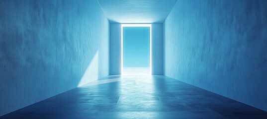 Wall Mural - heaven portal door. generative ai technology.