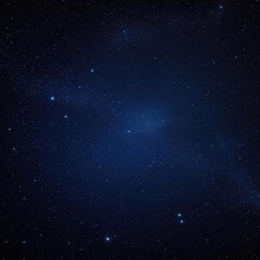 Wall Mural - Dark celestial canvas with twinkling stars and constellations against a deep blue night sky background , universe, nebula, space