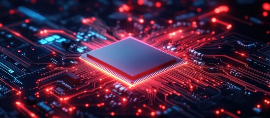 Poster - Soldering connections on an electronic printed circuit board showcasing advanced circuit design and technology innovation