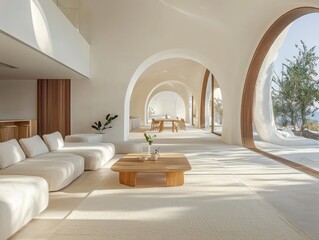 Poster - Transforming living spaces contemporary organic decor trends for soft inviting environments in modern homes