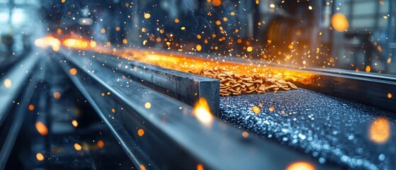 Poster - Optimizing industrial processing of pita chips using steel machinery a detailed overview of manufacturing techniques in a factory environment