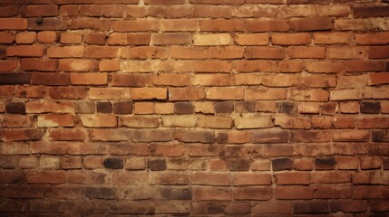 Poster - Vintage brick wall texture background with rustic details ideal for design projects and creative applications.
