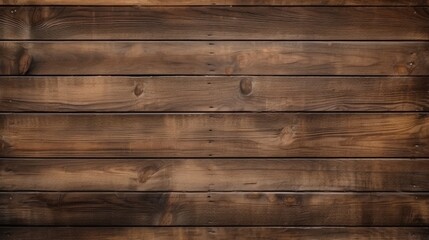 Poster - Weathered wooden wall background featuring textured planks showcasing rich tones and natural imperfections of aged wood for rustic designs