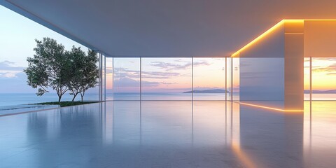 Poster - Exploring minimal room design architecture modern spaces urban environments visual inspirations aesthetic concepts for enhanced living
